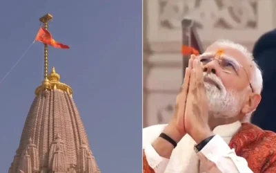 Historic Milestone: PM Modi Hoists Sacred Flag Atop Ayodhya’s Ram Mandir