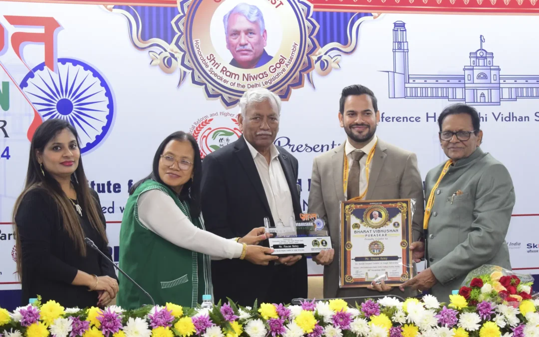 Pawan Reley Honored with Bharat Vibhushan Purushkar, 2024 for Social Impact in Legal Advocacy
