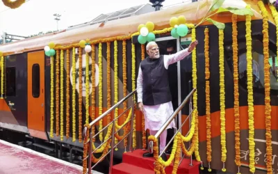 PM Modi Flags Off Four New Vande Bharat Express Trains, Emphasizes Infrastructure for Growth